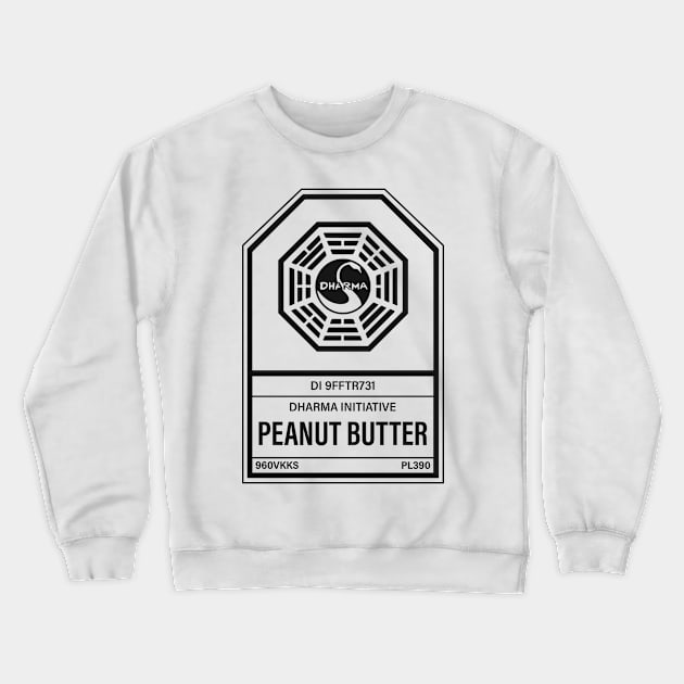 Dharma Initiative Peanut Butter Crewneck Sweatshirt by n23tees